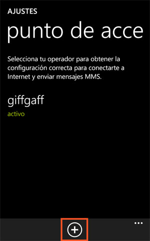 giffgaff internet iphone configuracion apn conexion datos