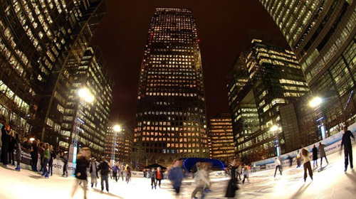 canary wharf pista patinaje hielo londres informacion