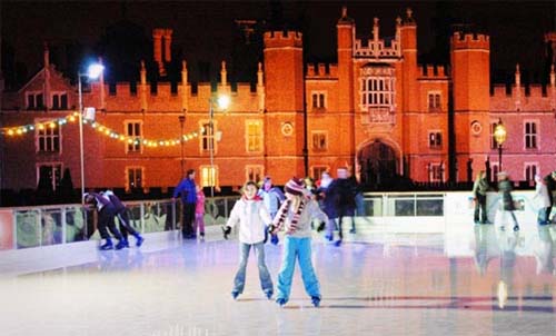 hampton court palace pista patinaje hielo