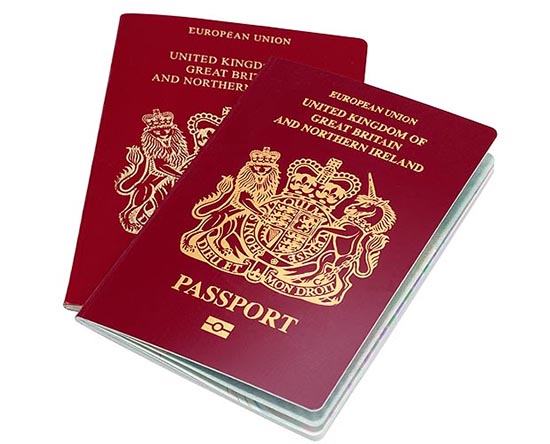 pasaporte británico