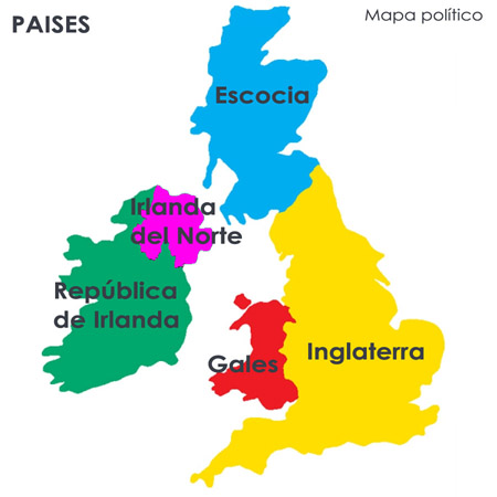 mapa politico inglaterra gales irlanda norte esocia diario londinense